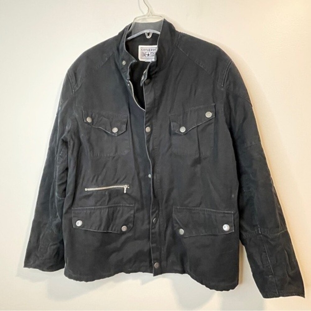 Converse One Star Black Military type jacket XL